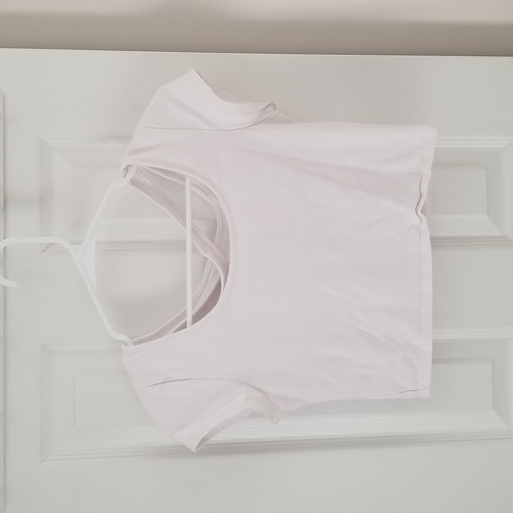 White Crop Top